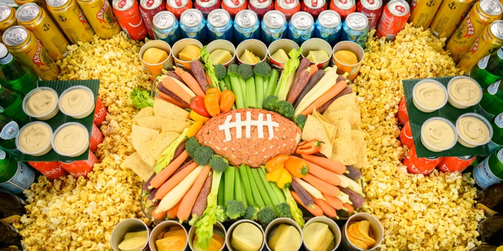 What foods do Americans eat during the Super Bowl?