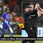India vs New Zealand Schedule 2026